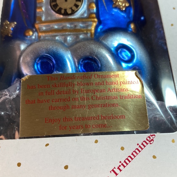 Dillard’s Christmas Ornament Krebs Glas Lauscha Germany Millennium Big Ben - Picture 8 of 9